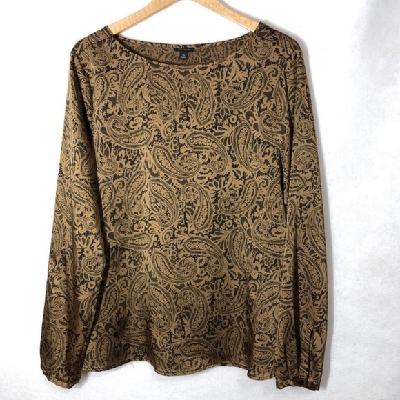Paisley blouse ann taylor - Picture 1 of 3